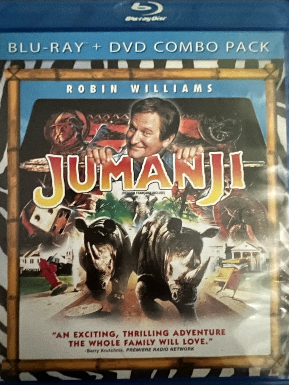 Jumanji Blu-ray + DVD Combo Pack